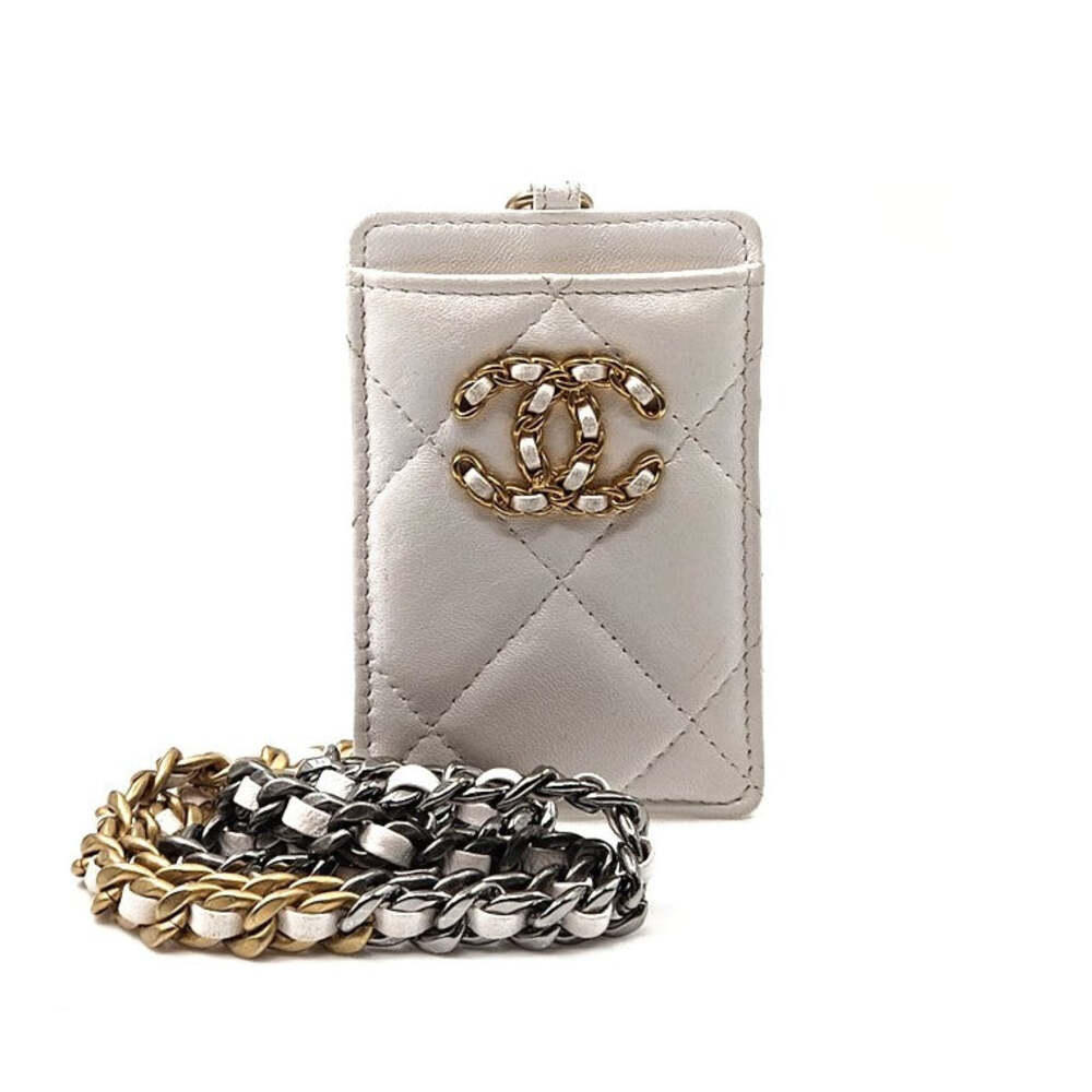 Chanel 19 Chain Card Holder Crossbody #352653F80B